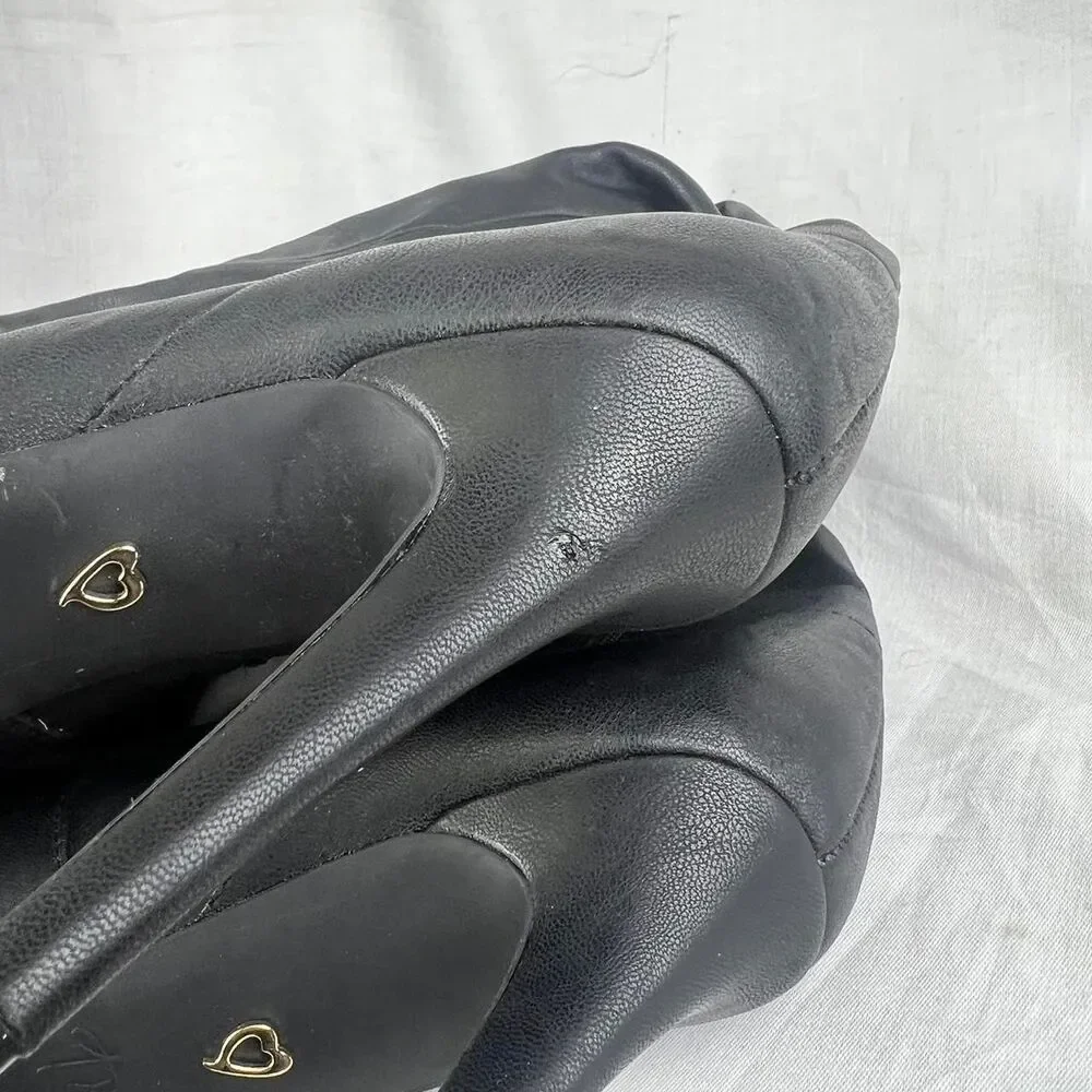 Thalia Sodi Beckie Over-The-Knee Boots Black Size 8.5